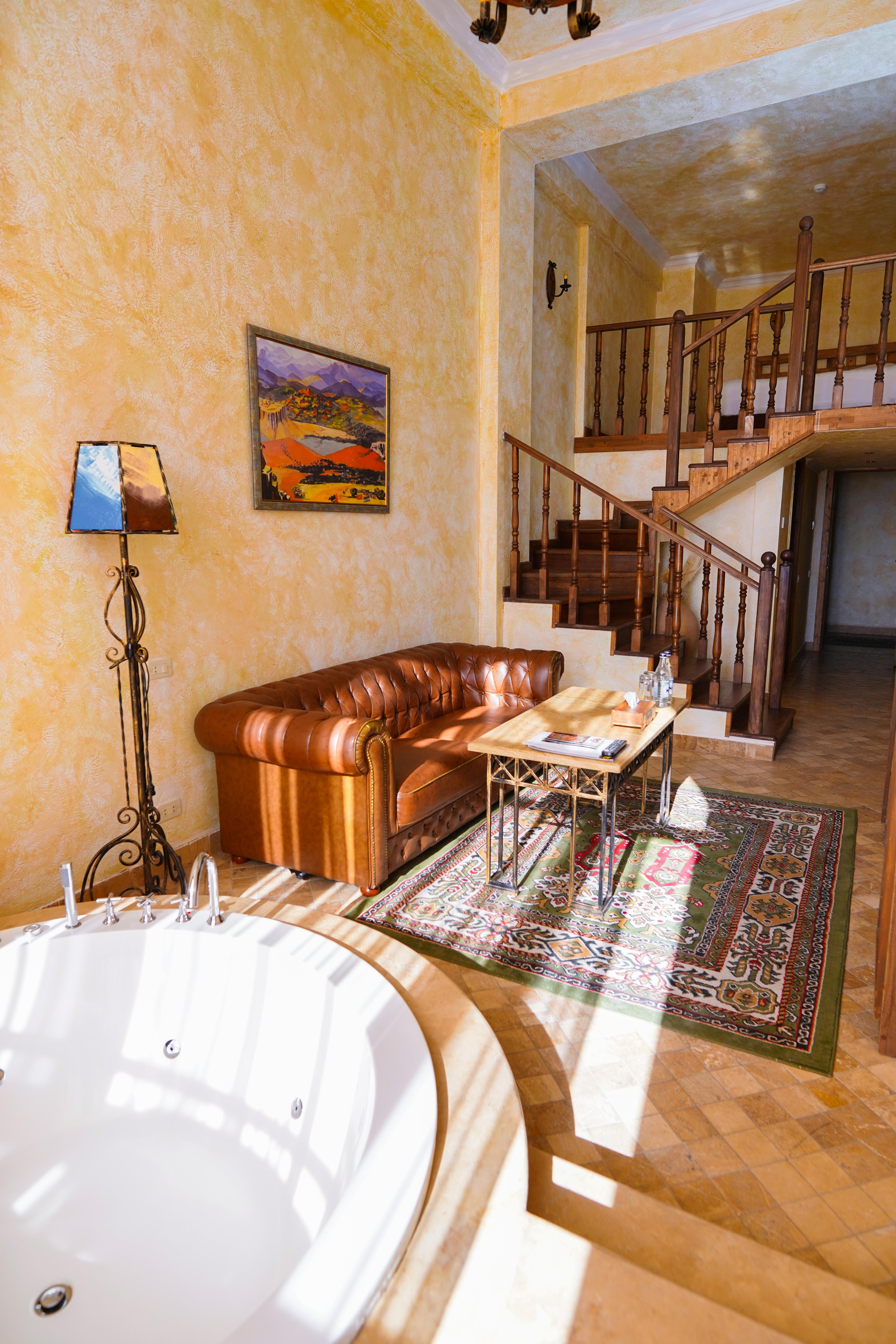 Caucasus Hotel Kasagh Ngoại thất bức ảnh A 3D rendering of a living room